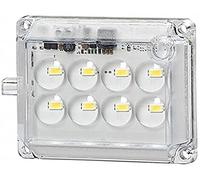 HELLA 2Ja 012 557-011 Éclairage Intérieur - Led - 12/24V - Led - Montage En Saillie/Vissé - Couleur Du Voyant: Limpide - Habitacle - Quantité: 1