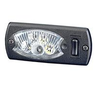 HELLA 2Ja 343 570-061 Éclairage Intérieur - Mini Ovalled Vesta5 - Led - 24V - 1.2W - Led - Montage Encastré - Couleur Du Voyant: Limpide - Habitacle - Quantité: 1