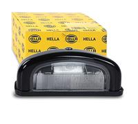 HELLA 2KA 001 386-231 Feu éclaireur de plaque - 12V - Montage en saillie/Raccord fileté - Couleur du voyant: limpide - Fiche: Fiche plate - gauche/droite