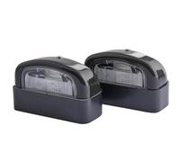 HELLA 2KA 001 386-281 Feu éclaireur de plaque - 12V - Montage en saillie - Couleur du voyant: limpide - Fiche: Fiche plate - arrière/gauche/droite