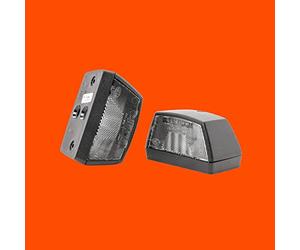 HELLA 2KA 003 389-061 2x Éclairage de plaque d'immatriculation R10W côté conducteur ou passager Compatible avec VW LT 28-35 I Van 281-363 LT 28-35 I Bus 281-363 LT 40-55 I Van 291-512, MERCEDES-BENZ