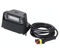 HELLA 2Ka 010 278-081 Feu Éclaireur De Plaque - Led - 24V - Montage En Saillie/Vissé - Couleur Du Voyant: Limpide - Câble: 2010Mm - Extérieur - Quantité: 1
