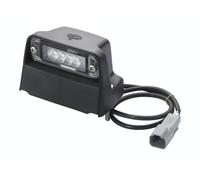 HELLA 2Ka 010 278-181 Feu Éclaireur De Plaque - Led - 24V - Montage En Saillie/Vissé - Couleur Du Voyant: Limpide - Câble: 550Mm - Fiche: Amp - Montage En Saillie Latéral/Extérieur - Quantité: 1