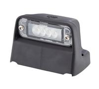 HELLA Feu éclaireur de plaque - LED - 24V - vissé/Montage en saillie - ADR/GGVS - Couleur du voyant: limpide - Fiche: Fiche plate - extérieur/Montage en saillie latéral - 2KA 010 278-021