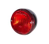 HELLA 2NE 001 423-011 Feu antibrouillard arrière - Halogène - 12V / 24V - rond - Montage en saillie - ADR/GGVS/ECE - Couleur du voyant: rouge - Fiche: Fiche plate - arrière/gauche/droite