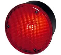 HELLA 2NE 964 169-027 Feu antibrouillard arrière - 12/24V - rond - Montage en saillie/Montage encastré - Couleur du voyant: rouge - gauche/droite