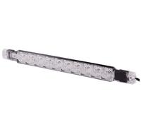 HELLA 2Ne 980 889-501 Feu Antibrouillard Arrière - Strip Lamp - Led - 12V - Montage En Saillie - Couleur Du Voyant: Transparent - Câble: 2500Mm - Fiche: Extrémités De Câble Ouvertes - Arrière