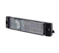 HELLA 2Pg 011 422-277 Feu De Position - Led - 24V - Montage En Saillie/Raccord Fileté - Couleur Du Voyant: Limpide - Couleur Led: Blanc - Fiche: Amp - Avant - Quantité: 50
