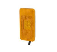 HELLA 2PS 007 972-011 Feu latéral - LED - 24V - Montage encastré - Couleur LED: jaune - Câble: 500mm - gauche/droite