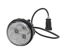 HELLA 2Pt 009 599-141 Led-Feu Diurne - 90Mm - 12/24V - Rond - Couleur Du Voyant: Limpide - Couleur Led: Blanc - Câble: 500Mm - Fiche: Amp - Droite - Quantité: 1