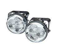 HELLA 2Pt 009 599-811 Led-Kit De Feux Diurnes - 90Mm - 24/12V - Rond - Montage En Saillie - Couleur Du Voyant: Limpide - Avant Du Véhicule/Avant Du Véhicule