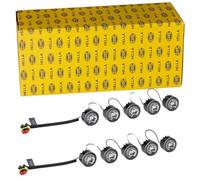 HELLA 2Pt 010 458-711 Led-Kit De Feux Diurnes - Ledayflex - 12/24V - Rond - Montage Encastré - Couleur Du Voyant: Limpide - Câble: 120Mm - Avant Du Véhicule - Jeu