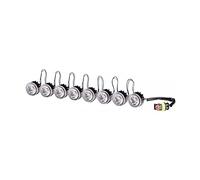 HELLA 2Pt 177 696-761 Led-Kit De Feux Diurnes - Ledayflex - 24/12V - Rond - Montage Encastré - Couleur Du Voyant: Limpide - Câble: 120Mm - Avant Du Véhicule - Jeu