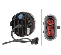 Hella Feu diurne LED 2Pt 009 599-141 90 mm 12/24V Rond LED blanc Câble 500 mm Fiche AMP droite