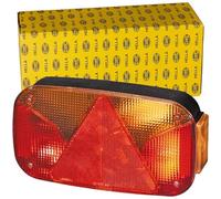 Hella Feu arrière 2VA 998 232-251 12V vissé en saillie voyant blanc/rouge Schuko gauche