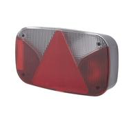 HELLA 2Vb 998 232-241 Feu Arrière - Illumination - 12V - Montage En Saillie/Vissé - Couleur Du Voyant: Blanc/Rouge - Fiche: Fiche Schuko - Droite - Quantité: 1