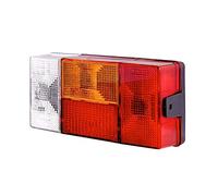 HELLA 2VP 006 040-121 Feu arrière - Illumination - 12/24V - Montage en saillie - Couleur du voyant: multicolore - Fiche: Fiche plate - droite - Quantité: 1