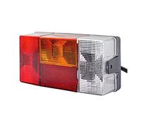 HELLA 2Vp 006 040-397 Feu Arrière - Illumination - 24V - Montage En Saillie - Couleur Du Voyant: Rouge/Jaune - Câble: 1000Mm - Fiche: Extrémités De Câble Ouvertes - Gauche - Quantité: 20