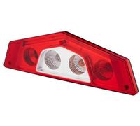 Hella Feu arrière Caraluna X 2Vp 012 570-121 - Hybride 12V Limpide/Rouge droit - Fiche Schuko
