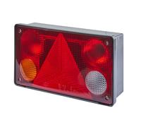 HELLA Feu arrière - Illumination - 12V / 24V - Montage en saillie/vissé - ECE/ADR/GGVS - Couleur du voyant: multicolore - Fiche: Fiche plate - gauche - Quantité: 1 - 2VP 340 400-151