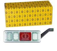 HELLA 2VP 340 960-241 Feu arrière "Krone" - LED - 24V - Montage en saillie/vissé - Couleur du voyant: limpide - Fiche: EasyConn - Fiche: Mâle - droite - Quantité: 1