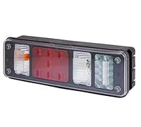 HELLA 2VP 340 961-031 Feu arrière - Hybride - 24V - Montage en saillie/vissé - Couleur du voyant: limpide - Fiche: EasyConn 1 x 7/EasyConn 4 x 2 - Fiche: Mâle - gauche - Quantité: 1