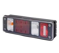 HELLA 2VP 340 961-211 Feu arrière - Hybride - 24V - Montage en saillie/vissé - Couleur du voyant: limpide - Fiche: EasyConn 4 x 2/EasyConn 1 x 7 - Fiche: Mâle - gauche - Quantité: 1