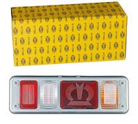 HELLA 2VP 340 961-521 Feu arrière "Krone" - Hybride - 24V - Montage en saillie/vissé - Couleur du voyant: limpide - Fiche: EasyConn 4 x 2/EasyConn 1 x 7 - Fiche: Mâle - droite - Quantité: 1