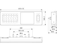 Hella 2VP 340 970-701 Feu Arrière - LED - 24V