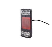 HELLA 2Vp 345 900-211 Feu Arrière - Coluna - Led - 24V - Vissé/Montage En Saillie - Couleur Du Voyant: Limpide - Câble: 500Mm - Gauche/Droite - Quantité: 1