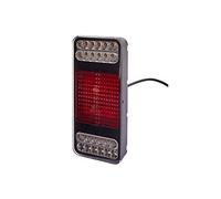 HELLA 2Vp 345 900-221 Feu Arrière - Coluna - Led - 24V - Montage En Saillie/Vissé - Couleur Du Voyant: Limpide - Couleur Led: Jaune/Blanc/Rouge - Câble: 500Mm - Droite/Gauche - Quantité: 1