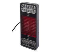 HELLA 2Vp 345 900-411 Feu Arrière - Coluna - Led - 12V - Vissé/Montage En Saillie - Couleur Du Voyant: Limpide - Couleur Led: Jaune/Rouge/Blanc - Câble: 500Mm - Gauche/Droite - Quantité: 1