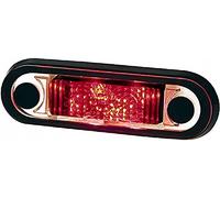 HELLA 2XA 959 790-407 Feu d'encombrement - LED - 12/24V - Montage encastré - Couleur du voyant: limpide - Câble: 500mm - Quantité: 30
