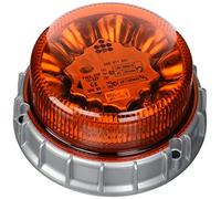 HELLA 2Xd 011 557-501 Led-Feu À Éclats - K-Led 2.0 F - 12/24V - Jaune - Montage En Saillie