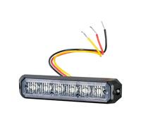 HELLA 2XD 012 160-801 LED-Feu à éclats - BST - 12/24V - bleu - Montage en saillie/vissé - limpide - bleu - Câble: 150mm - Fiche: extrémités de câble ouvertes - Kit