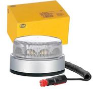 HELLA 2Xd 012 980-021 Led-Feu À Éclats - K-Led Blizzard - 12/24V - Jaune - Montage En Saillie/Fixation Magnétique - Câble: 600Mm - Fiche: Din Iso 4165