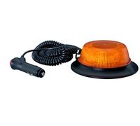 HELLA 2XD 357 980-041 Lampe de plaque d'immatriculation LED Slim ICAO 12-24 V Jaune (ambre) Fixation magnétique Câble : 3200 mm Fiche : connecteur rond