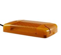 HELLA 2Xd 965 429-021 Led-Feu À Éclats - Multi F Duraled - 12/24V - Jaune - Raccord Fileté/Montage En Saillie - Câble: 2580Mm
