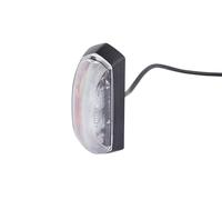 HELLA 2Xs 205 020-041 Feu D'Encombrement - Led - 12V - Couleur Led: Rouge/Blanc - Câble: 500Mm - Montage En Saillie Latéral