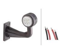 HELLA Valuefit 2Xs 357 005-031 Feu D'Encombrement - Led - 12/24V - Plié - Gauche/Montage En Saillie Latéral