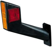 HELLA 2XS 955 260-007 Feu d'encombrement - Rear-Logic - Montage en saillie - Couleur du voyant: limpide/rouge/blanc - Montage en saillie latéral