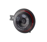 HELLA Avertisseur sonore - HELLA STYLE HORN S90 - 12V - 111dB(A) - Plage de fréquences: 415Hz - à tonalité aiguë - électrique - ECE - Couleur du carter: rouge/noir - 3AL 922 000-951