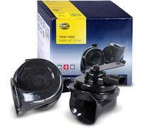HELLA 3Fh 012 010-041 Trompette - Te16S - 12V - 110Db(A) - Plage De Fréquences: 400/500Hz - Électrique - Couleur Du Carter: Noir - Fiche: Bmw - Kit