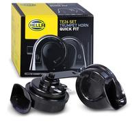 HELLA 3Fh 012 010-061 Trompette - Te16S - 12V - 110Db(A) - Plage De Fréquences: 400/500Hz - Électrique - Couleur Du Carter: Noir - Fiche: Mercedes-Benz - Kit