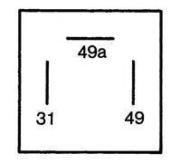 Hella 4db003750-707 Relais Indicateur 2 (4) X10 W 12 V