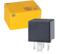 Hella Relais 4Ra 007 791-011 – 12V 4 pôles, schéma S2, fiche B, noir, sans fixation