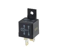 HELLA 4Ra 933 332-521 Relais, Courant De Travail - 12V - 4Pôle - Schéma De Câblage: S2 - Fiche: B3 - Relais De Puissance - Couleur: Noir - Avec Support