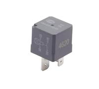 HELLA 4Ra 933 332-531 Relais, Courant De Travail - 12V - 4Pôle - Schéma De Câblage: S2 - Fiche: B - Relais À Courant De Travail - Couleur: Noir - Sans Fixation