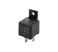 HELLA 4Rd 933 332-041 Relais, Courant De Travail - 12V - 5Pôle - Relais Inverseurs - Avec Support
