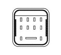 HELLA 4Rv 008 188-481 Appareil De Commande, Temps De Préchauffage - 12V - 9Pôle - Capable À L'Incandescence Résiduelle - Nombre De Cylindres: 4